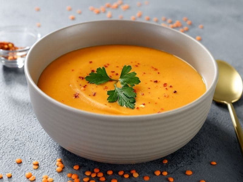 Soupe aux lentilles